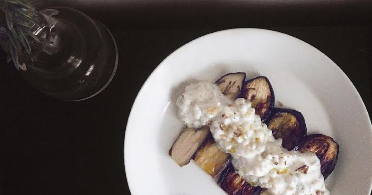 チルアウトするほど美味しい「茄子はと麦ヨーグルト」