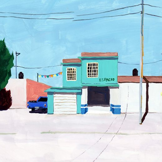 Googleストリートビューで見つけた「何かいい風景」を描く辰巳菜穂