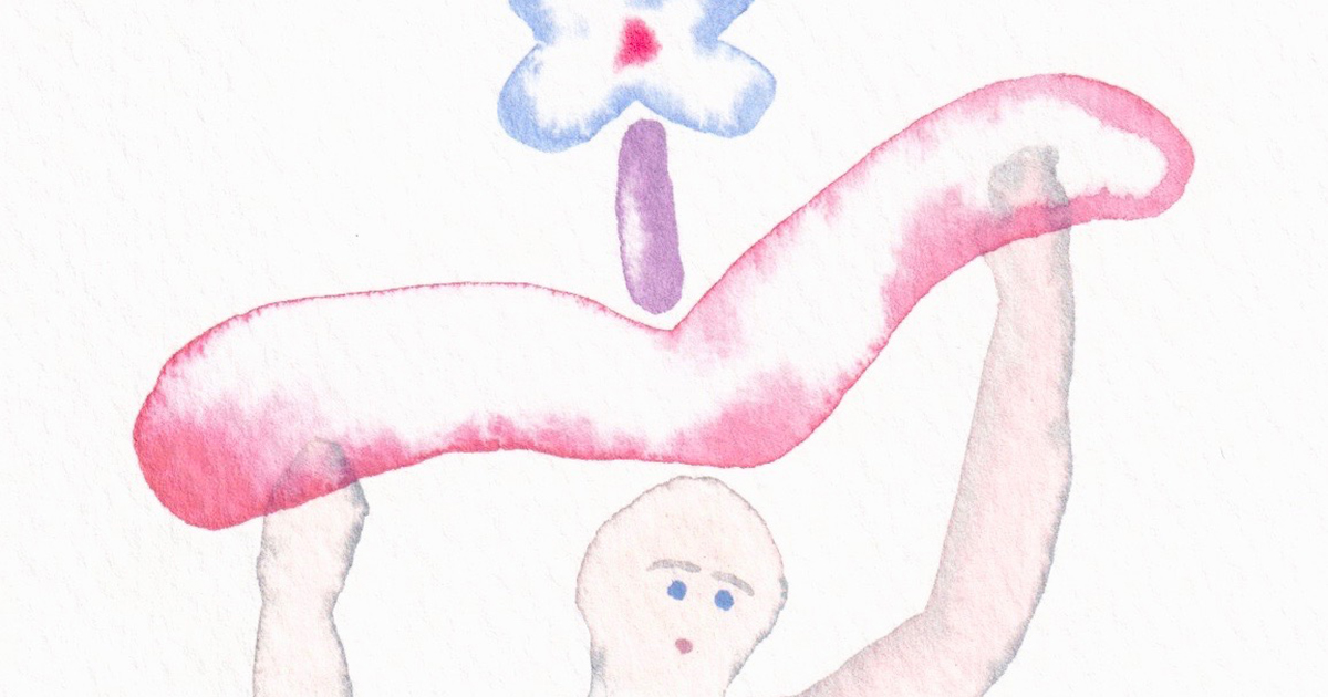 人にはそれぞれパーソナルな関係を持った植物がある。岡本果倫のイラスト